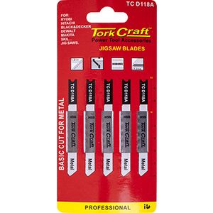 U-shank Jigsaw Blade 21tpi Metal 1.2mm 5pc